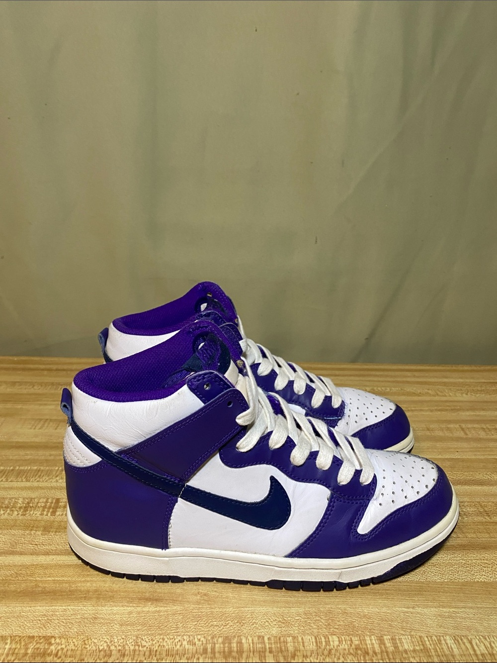 Nike Dunk Hi Electro Purple Midnight Navy PS DH9751-100 Youth size 6.5Y